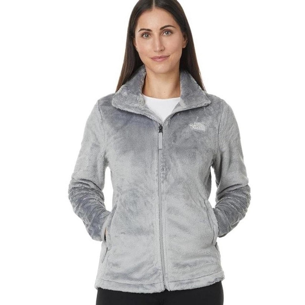 The North Face Women's Soft Gray Teddy Jacket
